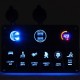 Блок переключателей HeadLight 6+3 синяя подсветка