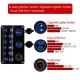 Блок переключателей HeadLight 6+3 синяя подсветка