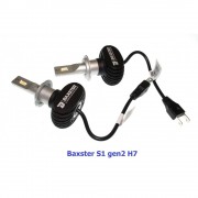 Комплект LED ламп BAXSTER S1 gen2 H7 6000K 4000lm с радиатором