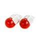 Комплект светодиодных ламп Narva W21/5 12V 0.80/1.75W LED red W3x16q 2pcs/set (181064000)
