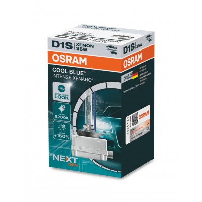 Ксеноновая лампа Osram D1S 35W PK32d-2 Cool Blue Intense Next Gen +150% 1 лампа (66140CBN)