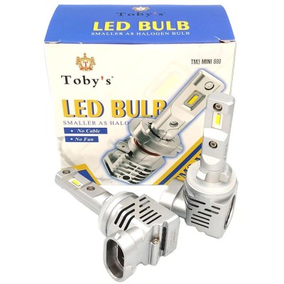 Комплект світлодіодних ламп TBS Design TM3 MINI H27 30w 12-24v 6000K 3200Lm