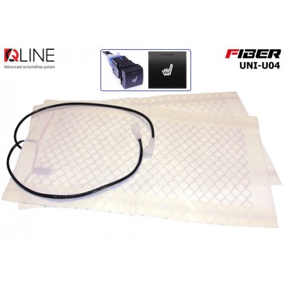 Подогрев сидений QLine Fiber UNI-U04 (1 сидение) Подогрев сидений QLine Fiber UNI-U04 (1 сидение)