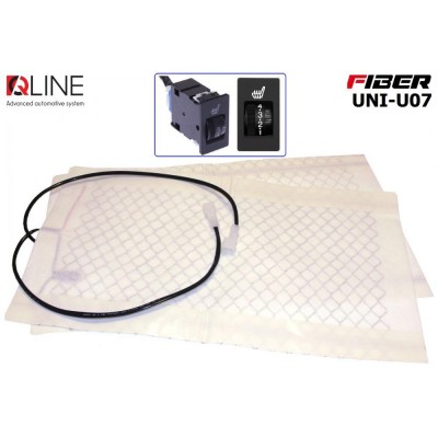 Подогрев сидений QLine Fiber UNI-U07 (1 сидение) Подогрев сидений QLine Fiber UNI-U07 (1 сидение)