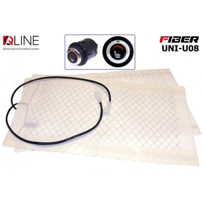 Подогрев сидений QLine Fiber UNI-U08 (1 сидение) Подогрев сидений QLine Fiber UNI-U08 (1 сидение)