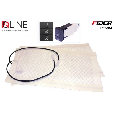 Подогрев сидений QLine Fiber TY-U02 (1 сидение) Подогрев сидений QLine Fiber TY-U02 (1 сидение)