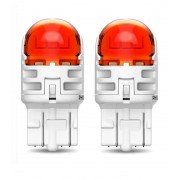 Комплект светодиодных ламп Philips 11066AU60X2 WY21/5W LED Ultinon Pro6000 SI 12V 2.5/0.5 W3x16q AMBER