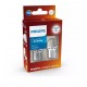 Комплект светодиодных ламп Philips 24805CU60X2 R5W/R10W LED Ultinon Pro6000 12V/24V BA15s WHITE