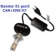Комплект LED ламп BAXSTER S1 gen3 H7 5000K 4000lm CAN+EMS