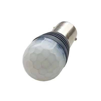 Светодиодная лампа StarLight T25  9 диодов SMD BA15S 9-32V WHITE 1 контакт матовая линза