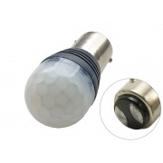 Светодиодная лампа StarLight T25/5  9 диодов SMD  BAY15D 9-32V WHITE 2 контакта матовая линза