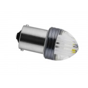 Светодиодная лампа StarLight T25  9 диодов 2835SMD BA15S 12V White прозрачная линза