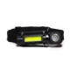 Фонарь аккумуляторный налобный WJ-988 3W+COB3W