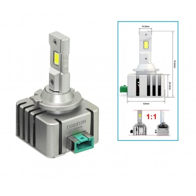 Комплект світлодіодних ламп Qline Ultra D3S 65W 6000K (2шт)
