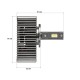 Комплект світлодіодних ламп StarLight D8S 90W/set 6000K 12000lm
