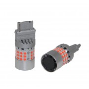 Комплект світлодіодних ламп LED Qline 3156 (P27W) Red CANBUS (2шт) 12V