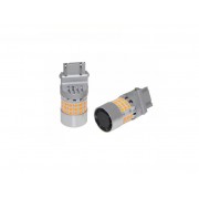 Комплект світлодіодних ламп LED Qline 3157 (P27/7W) Amber CANBUS (2шт) 12V