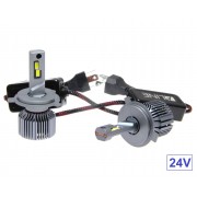 Комплект світлодіодних ламп QLine Ultra +200% H4 55W 6000K 24V (2 шт)
