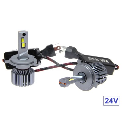 Комплект світлодіодних ламп QLine Ultra +200% H4 55W 6000K 24V (2 шт)