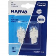 Комплект світлодіодних ламп NARVA 18169B2 W21/5W LED Range Performance 12V W3x16d WHITE 6000K (2 шт)