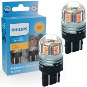 Комплект світлодіодних ламп PHILIPS 11071AU70X2 WY21W LED Ultinon Pro7000 W3X16d AMBER 12/24V